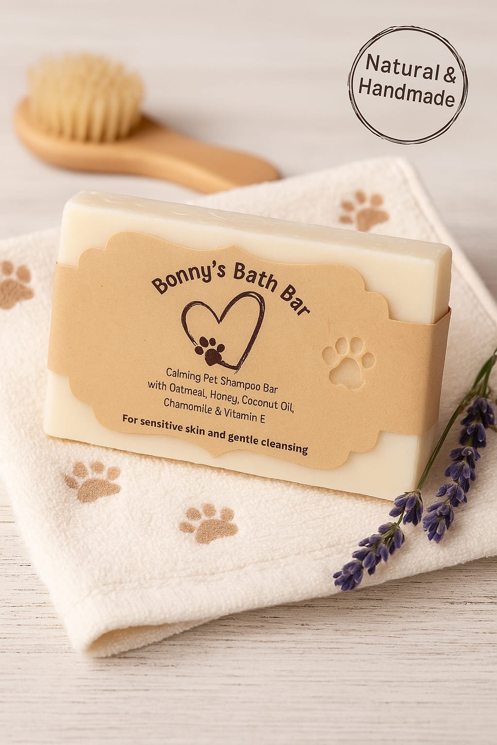 Calming Pet Shampoo Bar | Natural Dog Soap - TH