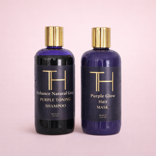 TH Purple Toning Duo | Shampoo + Hair Mask for Blonde & Gray Hair