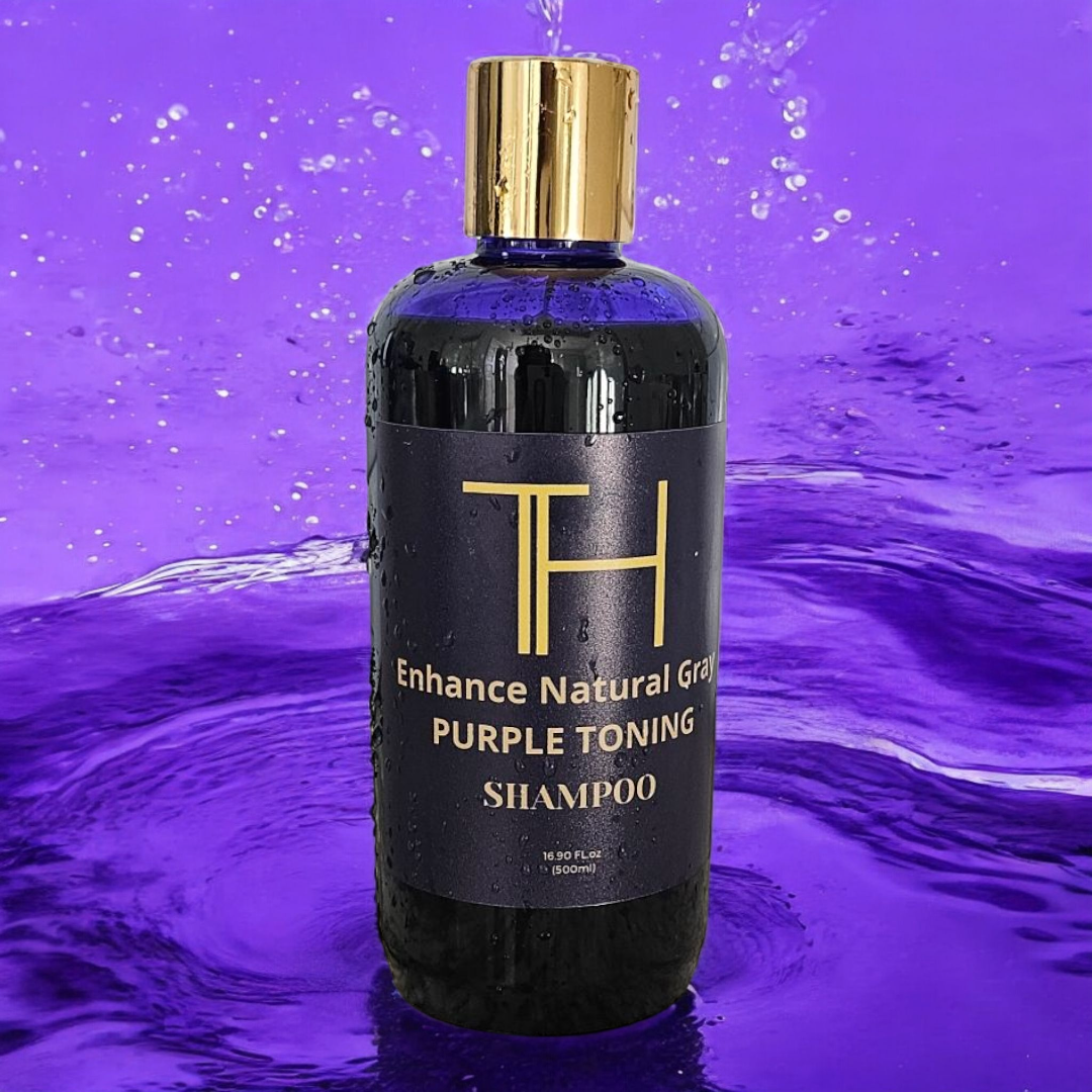 TH Purpl Shampoo for Blonde & Gray Hair Toning & Brightening